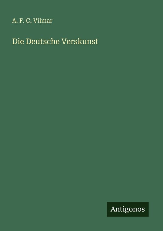 Produktbild: Die Deutsche Verskunst