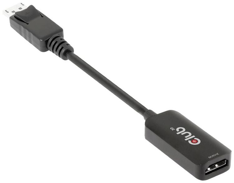 Produktbild: Club3D AV Adapter Adapter DisplayPort 1.4 - HDMI [HDMI - DisplayPort] 3840 x 2160 Pixel