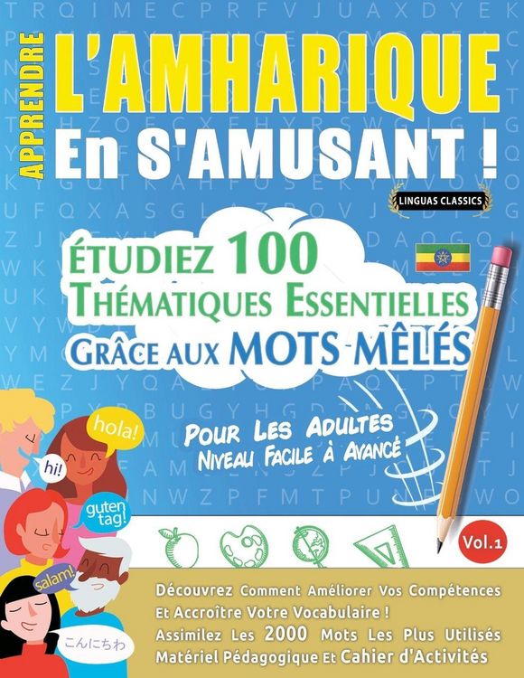 Produktbild: APPRENDRE L'AMHARIQUE EN S'AMUSANT - POUR LES ADULTES