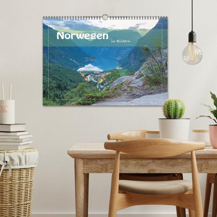 Produktbild: Norwegen in Bildern (Wandkalender 2026 DIN A3 quer), CALVENDO Monatskalender