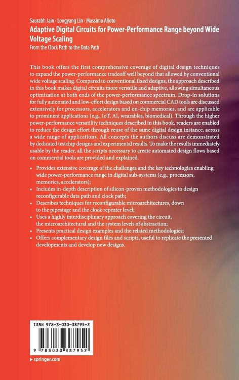 Produktbild: Adaptive Digital Circuits for Power-Performance Range beyond Wide Voltage Scaling
