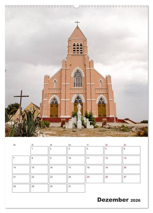 Produktbild: Curacao - Terminplaner (Wandkalender 2026 DIN A2 hoch), CALVENDO Monatskalender