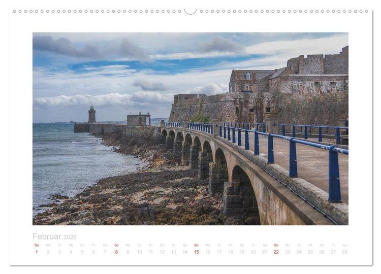 Produktbild: GUERNSEY und JERSEY - Britische Inseln im &Auml;rmelkanal (hochwertiger Premium Wandkalender 2026 DIN A2 quer), Kunstdruck in Hochglanz