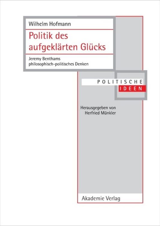 Produktbild: Politik des aufgekl&auml;rten Gl&uuml;cks