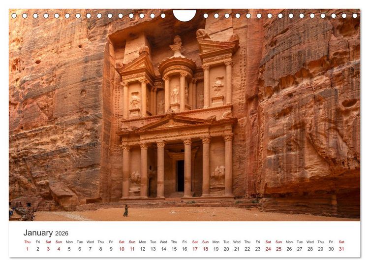 Produktbild: Jordan Sand, Stone and Salt (Wall Calendar 2026 DIN A4 landscape), CALVENDO 12 Month Wall Calendar