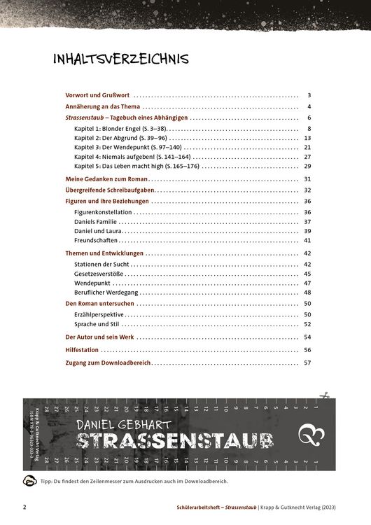 Produktbild: Strassenstaub &ndash; Sch&uuml;lerarbeitsheft &ndash; Sucht- und Drogenpr&auml;vention
