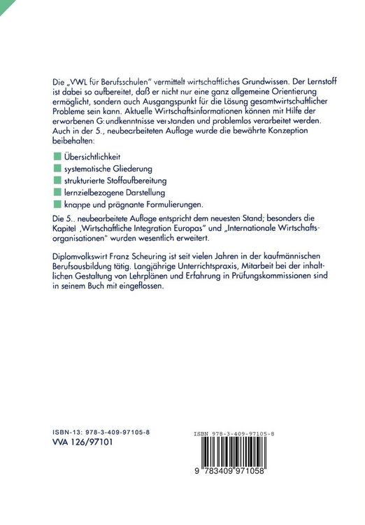 Produktbild: VWL f&uuml;r Berufsschulen