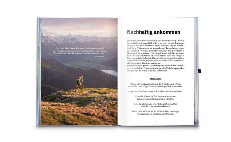 Produktbild: Fahrradtouren-Buch
