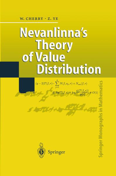 Produktbild: Nevanlinna&rsquo;s Theory of Value Distribution