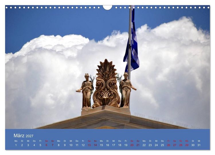 Produktbild: Athen - antik und modern (Wandkalender 2027 DIN A3 quer), CALVENDO Monatskalender