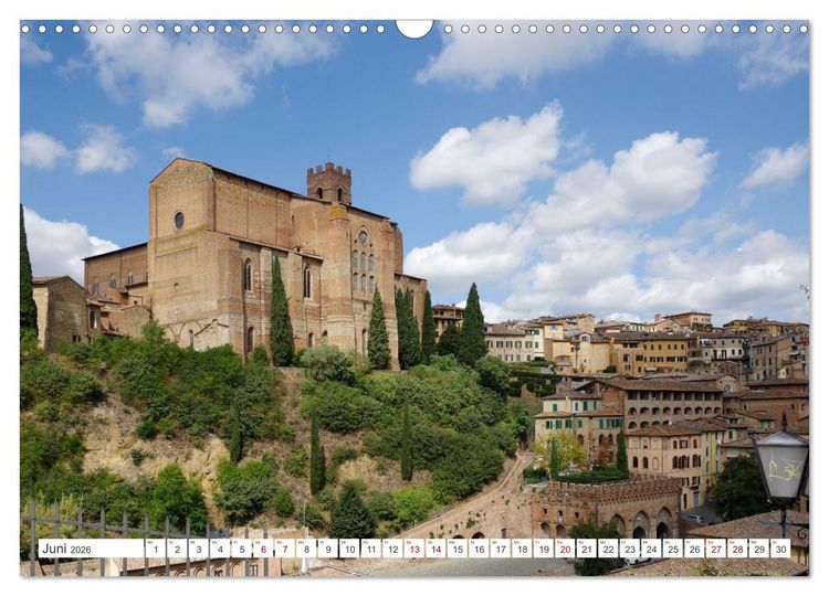 Produktbild: Siena - Welterbe in der Toskana (Wandkalender 2026 DIN A3 quer), CALVENDO Monatskalender