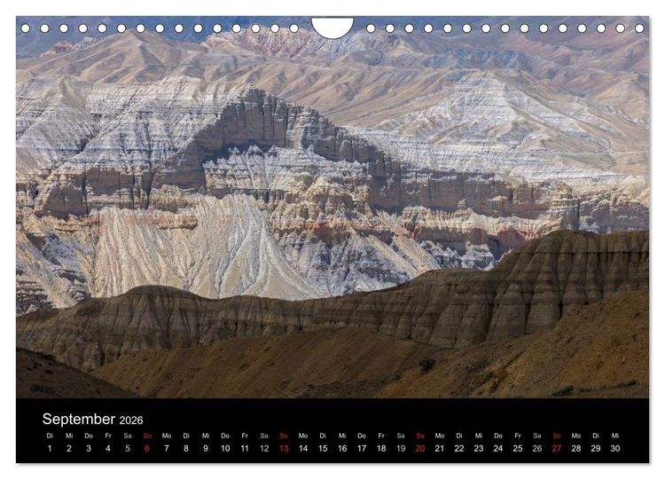 Produktbild: MUSTANG - das verborgene K&ouml;nigreich im Himalaya (Wandkalender 2026 DIN A4 quer), CALVENDO Monatskalender