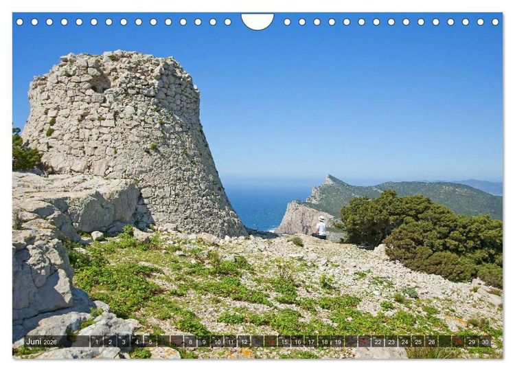 Produktbild: Sardinien Sardigna Sardegna Sardenya 2026 (Wandkalender 2026 DIN A4 quer), CALVENDO Monatskalender