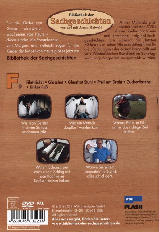 Produktbild: F9 - Filmtricks (Bibliothek der Sachgeschichten)