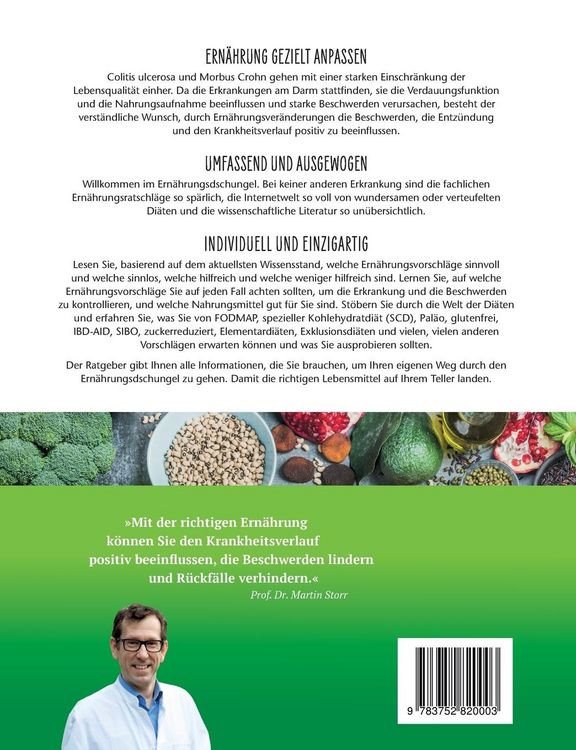Produktbild: Ern&auml;hrungsratgeber Colitis ulcerosa und Morbus Crohn