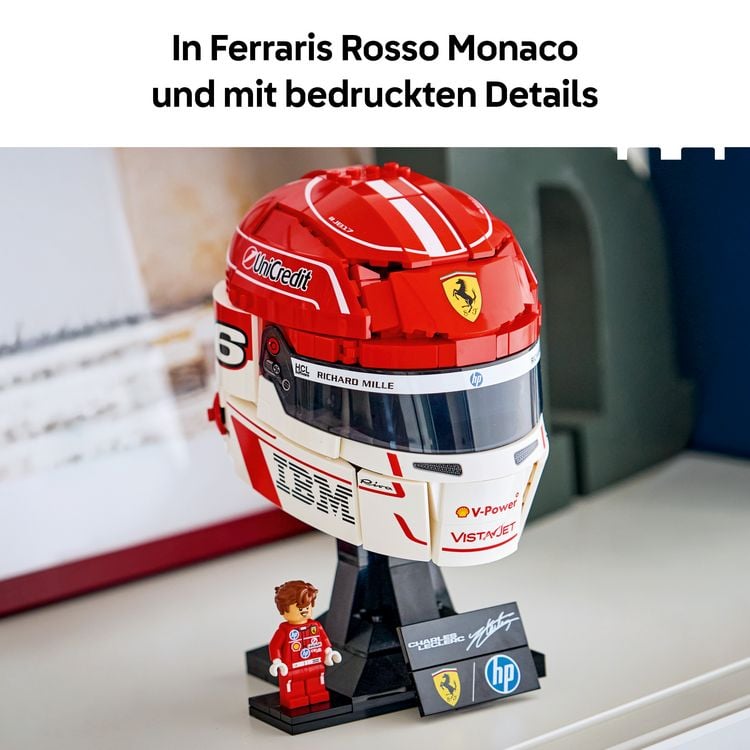 Produktbild: LEGO Editions 43014 Scuderia Ferrari HP Charles Leclerc Helm, Formel 1