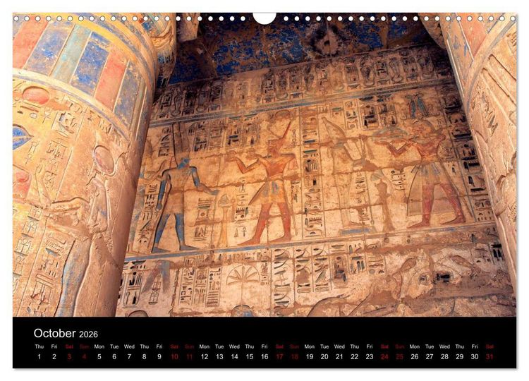 Produktbild: On the trail of the ancient Egypt (Wall Calendar 2026 DIN A3 landscape), CALVENDO 12 Month Wall Calendar