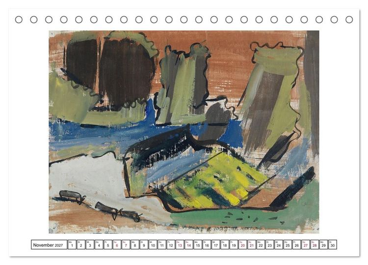 Produktbild: August Babberger (Tischkalender 2027 DIN A5 quer), CALVENDO Monatskalender