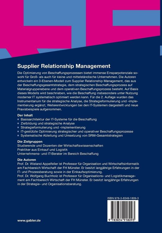 Produktbild: Supplier Relationship Management