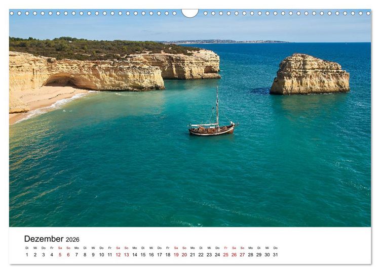 Produktbild: Einzigartiges Portugal (Wandkalender 2026 DIN A3 quer), CALVENDO Monatskalender