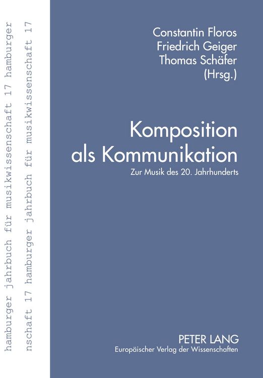 Produktbild: Komposition als Kommunikation