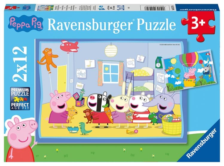 Produktbild: Puzzle Ravensburger Peppas Abenteuer 2 X 12 Teile