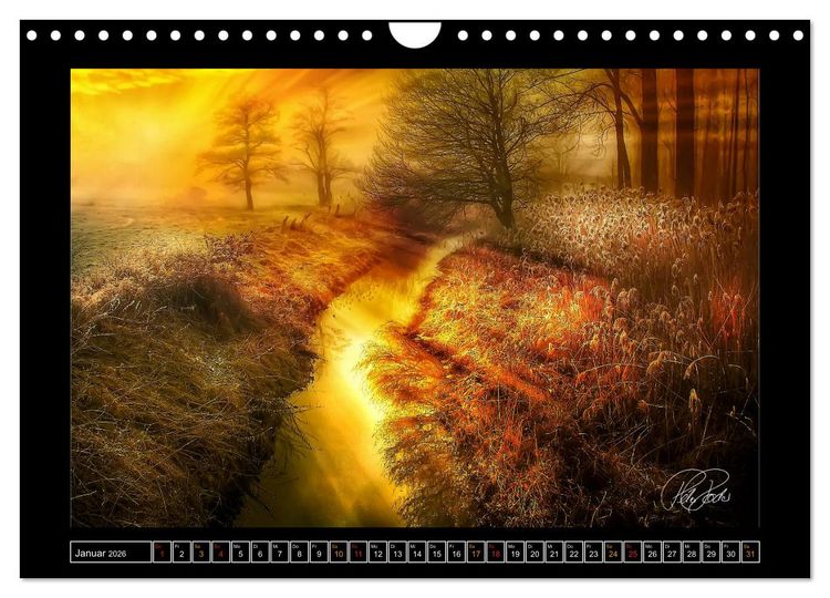 Produktbild: Zwischenwelten, Zeiten zwischen Tag und Nacht (Wandkalender 2026 DIN A4 quer), CALVENDO Monatskalender
