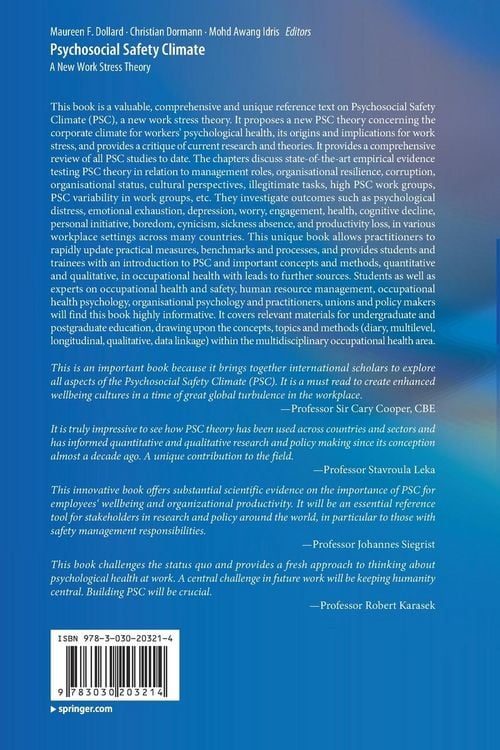Produktbild: Psychosocial Safety Climate