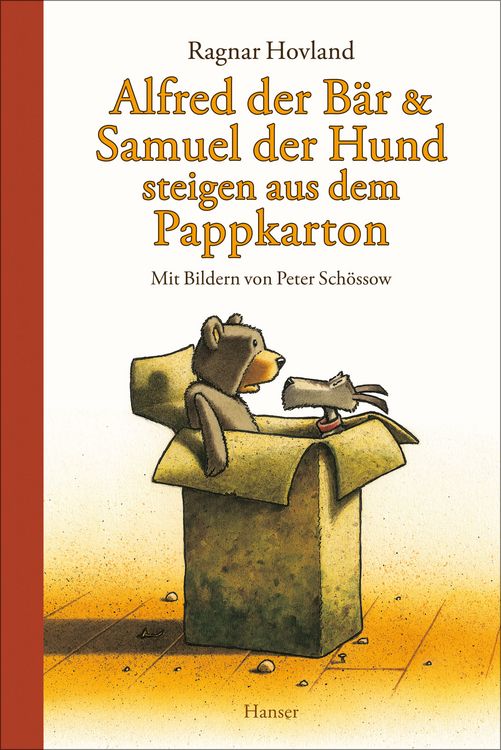 Produktbild: Alfred der B&auml;r und Samuel der Hund steigen aus dem Pappkarton