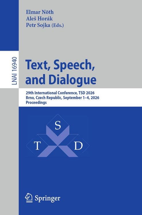 Produktbild: Text, Speech, and Dialogue