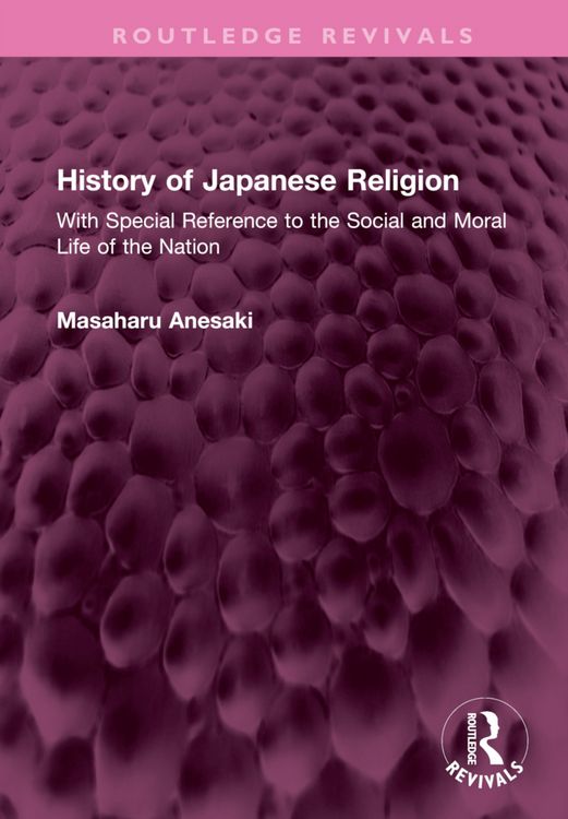 Produktbild: Anesaki, M: History of Japanese Religion