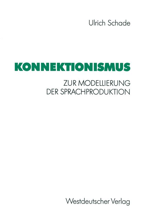 Produktbild: Konnektionismus