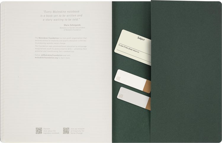 Produktbild: Moleskine Student Cahier, XXL, liniert, Kartoneinband, Myrtengr&uuml;n