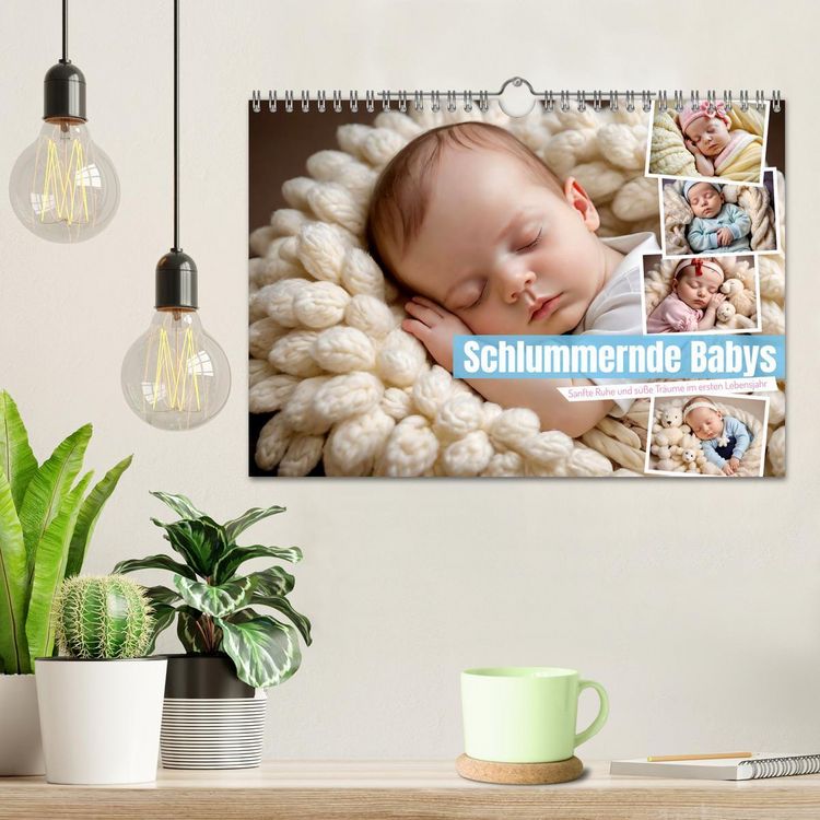 Produktbild: Schlummernde Babys (Wandkalender 2026 DIN A4 quer), CALVENDO Monatskalender