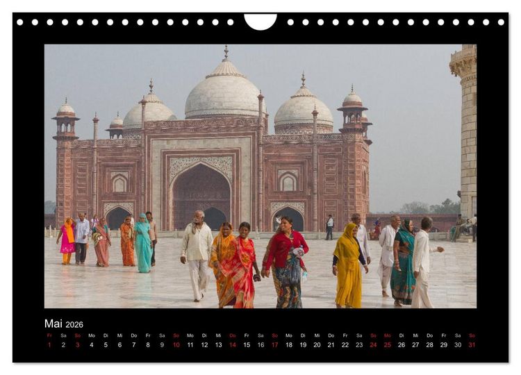 Produktbild: Taj Mahal (Wandkalender 2026 DIN A4 quer), CALVENDO Monatskalender