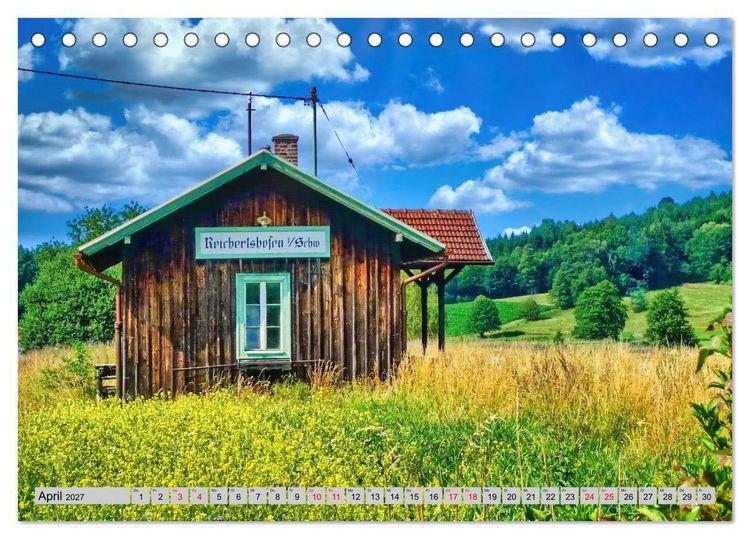 Produktbild: Die Stauden, eine Landschaft aus dem Bilderbuch (Tischkalender 2027 DIN A5 quer), CALVENDO Monatskalender