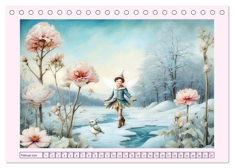 Produktbild: Mit kleinen Wundern durch das Jahr (Tischkalender 2026 DIN A5 quer), CALVENDO Monatskalender