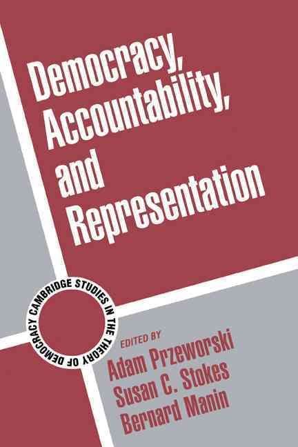 Produktbild: Democracy, Accountability, and Representation