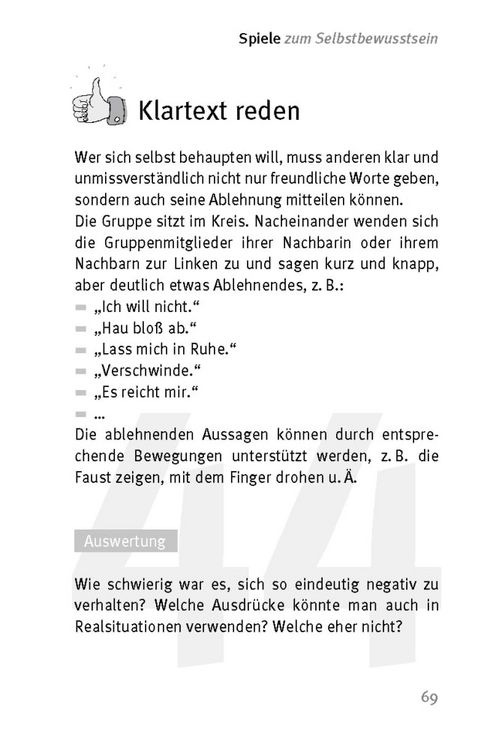 Produktbild: Die 50 besten Spiele f&uuml;rs Selbstbewusstsein