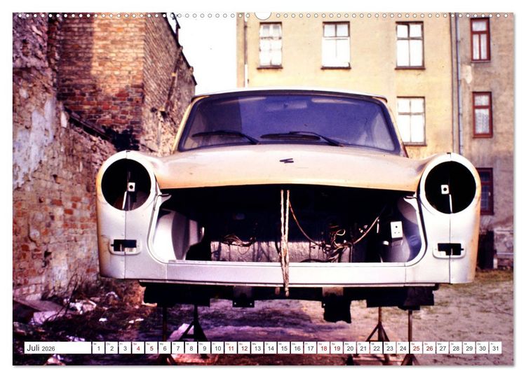 Produktbild: Trabi-Land DDR (Wandkalender 2026 DIN A2 quer), CALVENDO Monatskalender