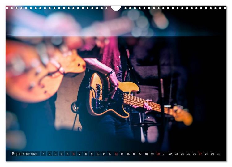 Produktbild: Gitarren - Live (Wandkalender 2026 DIN A3 quer), CALVENDO Monatskalender