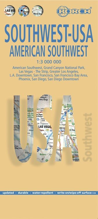 Bild vom Artikel American Southwest 1 : 3 000 000. Road Map + City Maps vom Autor 