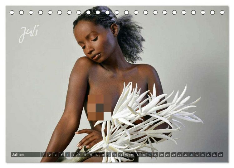 Produktbild: Erotik Fotoart Close Up Girls (Tischkalender 2026 DIN A5 quer), CALVENDO Monatskalender