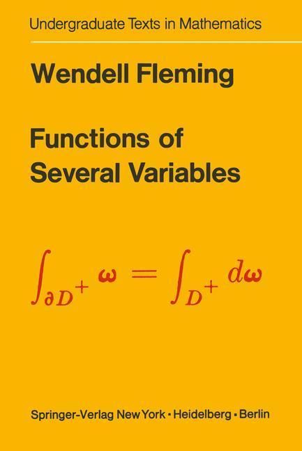 Produktbild: Functions of Several Variables