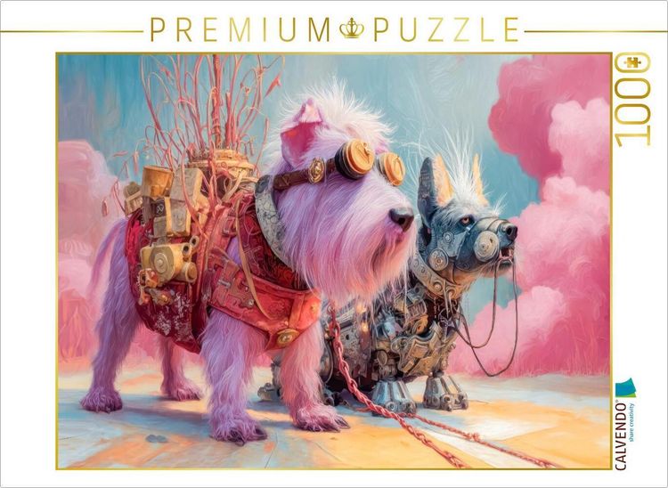 Produktbild: CALVENDO Puzzle Punkerhunde | 1000 Teile Lege-Gr&ouml;&szlig;e 64x48cm Foto-Puzzle f&uuml;r gl&uuml;ckliche Stunden