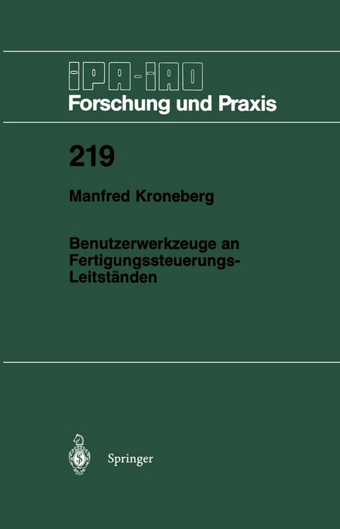 Produktbild: Benutzerwerkzeuge an Fertigungssteuerungs-Leitst&auml;nden