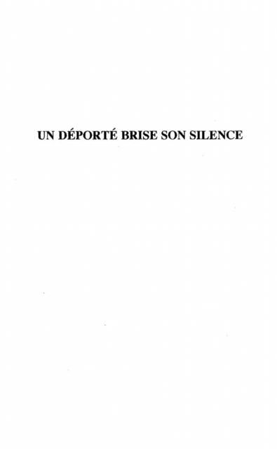 Produktbild: Un deporte brise son silence