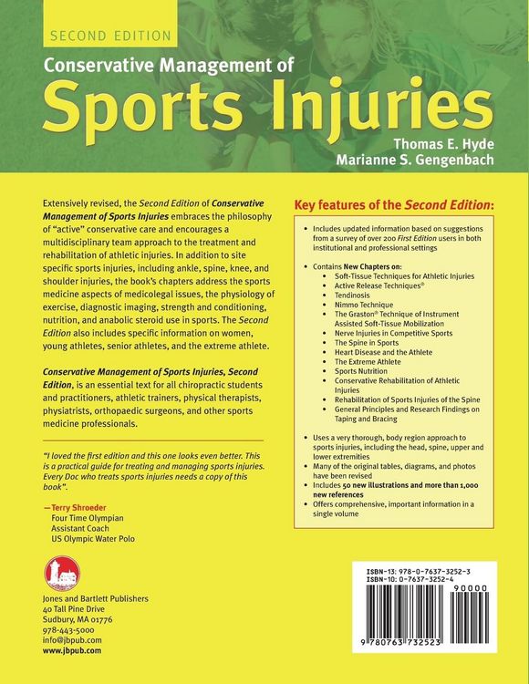 Produktbild: CONSERVATIVE MANAGEMENT OF SPORTS INJURIES 2E