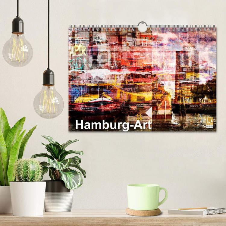 Produktbild: Hamburg-Art (Wandkalender 2026 DIN A4 quer), CALVENDO Monatskalender