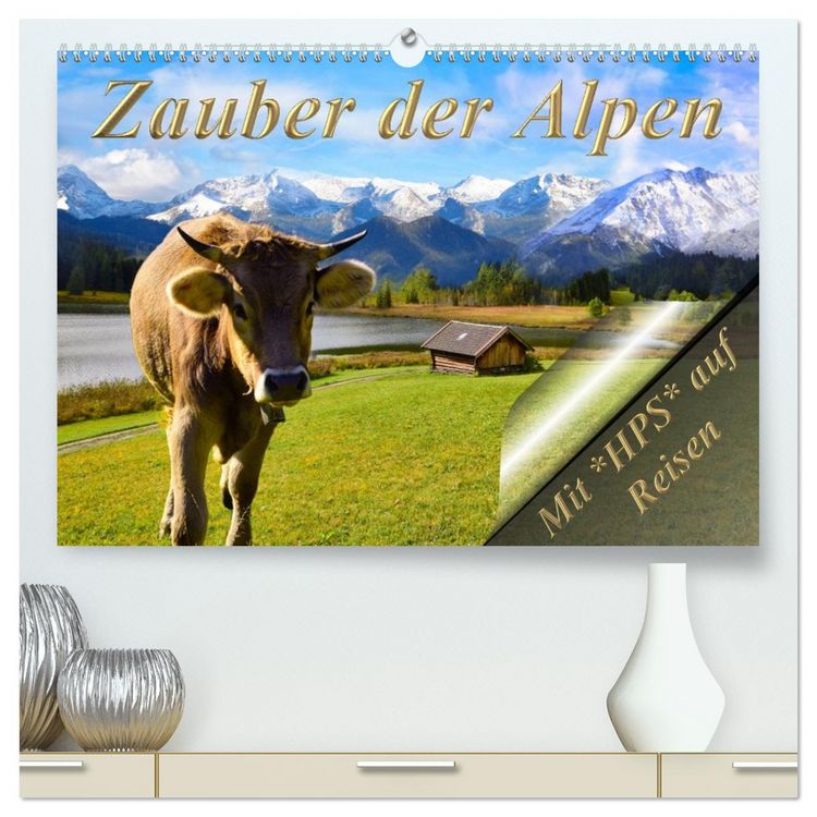 Produktbild: Zauber der Alpen (hochwertiger Premium Wandkalender 2026 DIN A2 quer), Kunstdruck in Hochglanz
